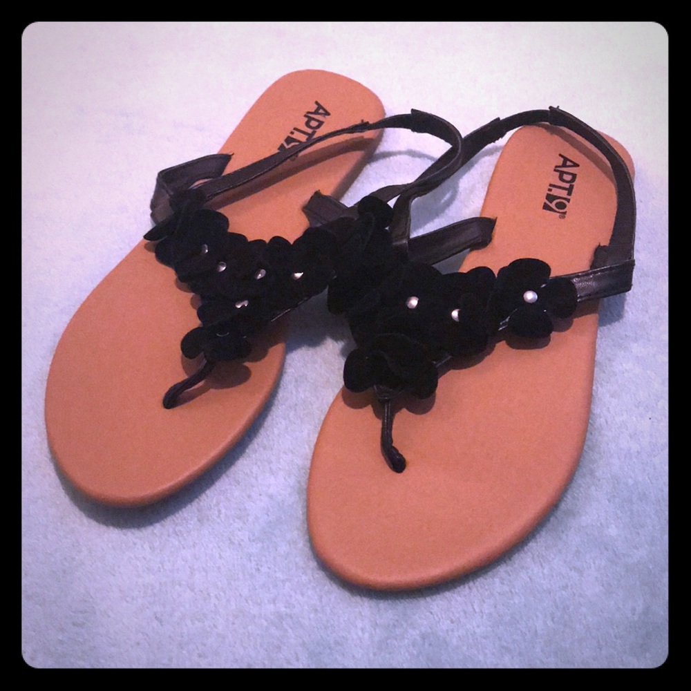 Flowery Sandals